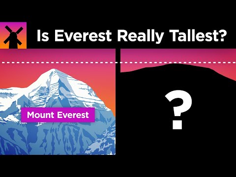 為什麼珠穆朗瑪峰不是地球上最高的山......算是吧。 (Why Everest Isn't Earth’s Highest Mountain... sorta)