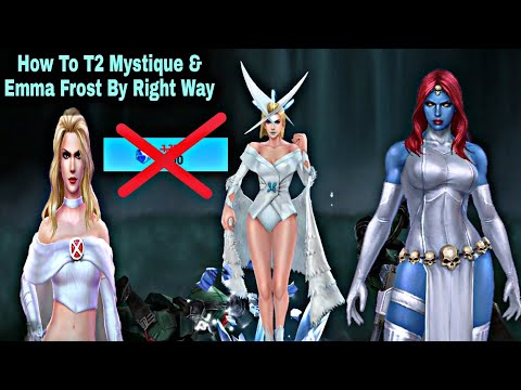 How To T2 Mystique & Emma Frost By Right Way - Marvel Future Fight