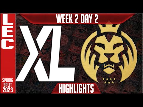 XL vs MAD Highlights | LEC Spring 2023 W2D2 | Excel vs MAD Lions