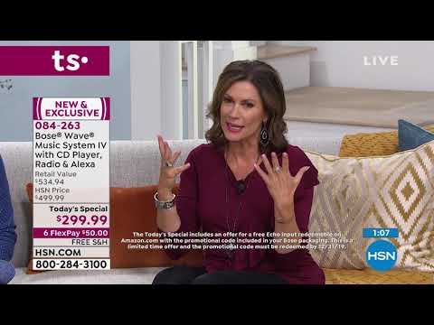 Bose Wave Music System IV with CD Player, Radio and Alexa