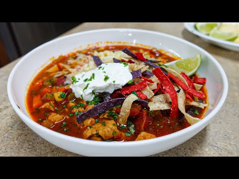 How To Make Easy Taco Soup Recipe | Turkey Taco Soup