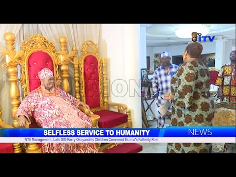 NTA Management, Late DIG Parry Osayande's Children Commend Esama's Fatherly Role