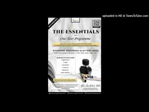 Aqidah Module: al-Usool at-Thalatha, Introduction (Lesson 1) - Ustadh Ariff Olla