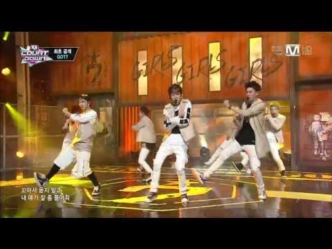 [140116] GOT7 - Intro+Follow Me+Girls Girls Girls (Debut Stage)