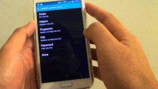 Samsung Galaxy S5: How to Setup a Lock Screen PIN