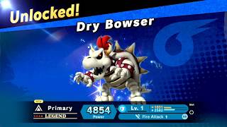 Beating "Dry Bowser" in Super Smash Bros Ultimate (World of Light)