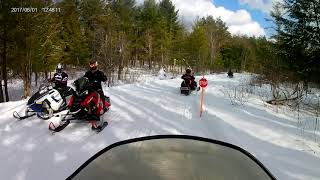 preview picture of video '2019 NY Snowmobile Trip 1'
