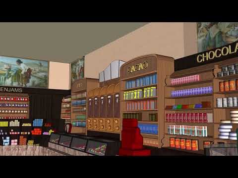 De Gruyter in de Dorpsstraat te Vught in de vijftiger jaren