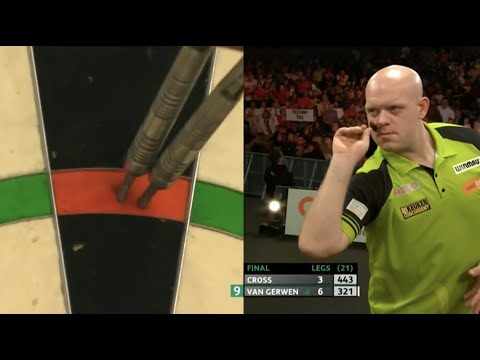 NINE-DARTER FOR VAN GERWEN! Michael van Gerwen strikes perfection at the Players Championship Finals