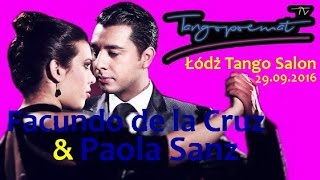 Facundo de la Cruz and Paola Sanz in Lodz Tango Salon