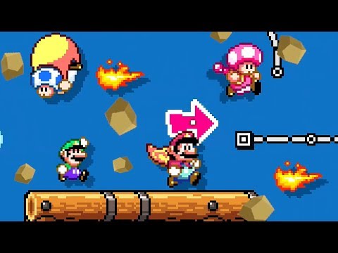 Super Mario Maker 2 - Online Multiplayer Co-op #77