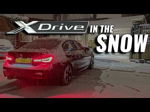 BMW 330D F30 XDRIVE IN THE SNOW - POV DRIVE (UK)