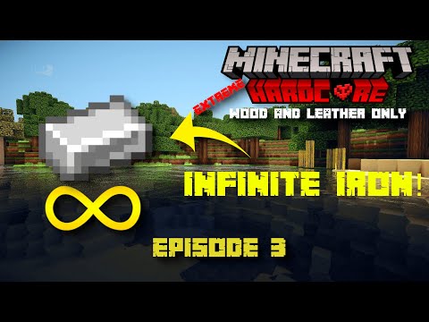 INSANE Minecraft HACK: Unlimited Iron with Leather & Wood!