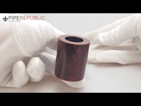 The White Spot Amber Root Pfeifen Poker Einzelstück 4122 Smooth