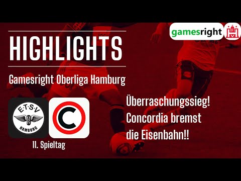 11. Spieltag Gamesright Oberliga Hamburg Highlights ETSV - Concordia