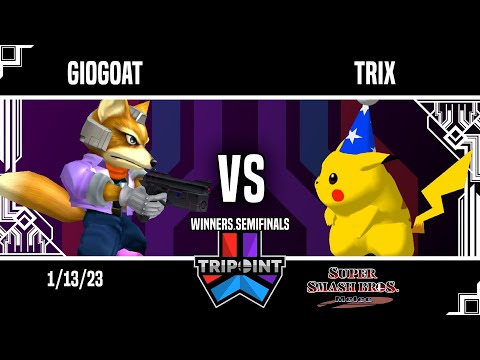 Tripoint Smash 175 - Winners Semifinals - GI0GOAT(Fox) Vs. Trix(Pikachu)