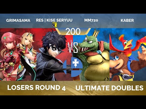 RogaSmash 200: Ultimate Doubles Losers R4 – GrimaSama + RES | Kise Seryuu vs MM720 + Kaber