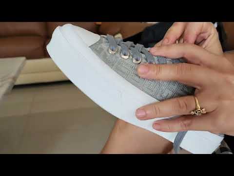 Unboxing Givenchy City Sneakers in 4G Canvas Storm Grey