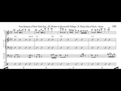 Thrice Out of Style. Score view