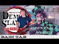 Bass TAB Demon Slayer Op 5 Mugen 夢幻 Kimetsu No Yaiba