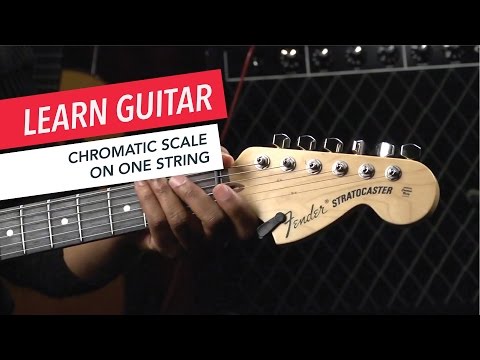 Beginner Guitar Lessons: How to Play the Chromatic Scale on One String | Guitar | Lesson | Beginner