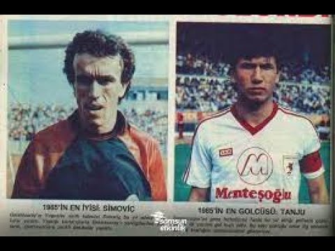 1985 1986 Samsunspor Galatasaray TANJU'MU KAZANIR SİMOVİC Mİ 20.Hafta Maçı