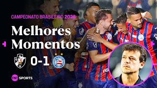 LUCIANO JUBA MARCA GOLAÇO EM JOGADA ENSAIADA E VASCO PERDE MUITAS CHANCES | VASCO 0X1 BAHIA