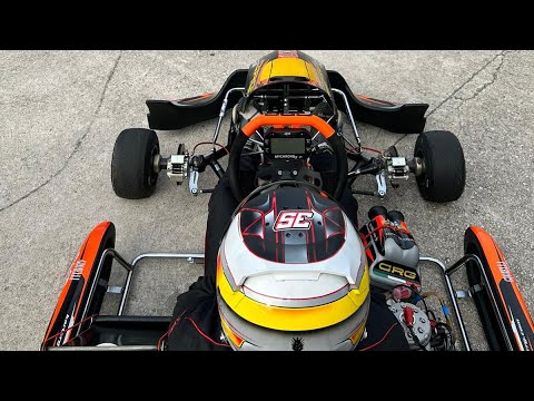 On board pista Cogis kart Corridonia (MC), CRG, TM  kz R1, vega SL4.