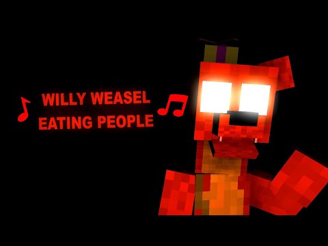 "WILLY WEASEL EATING PEOPLE" Willy's Wonderland Minecraft Music Video (Aaron Fraser Nash)