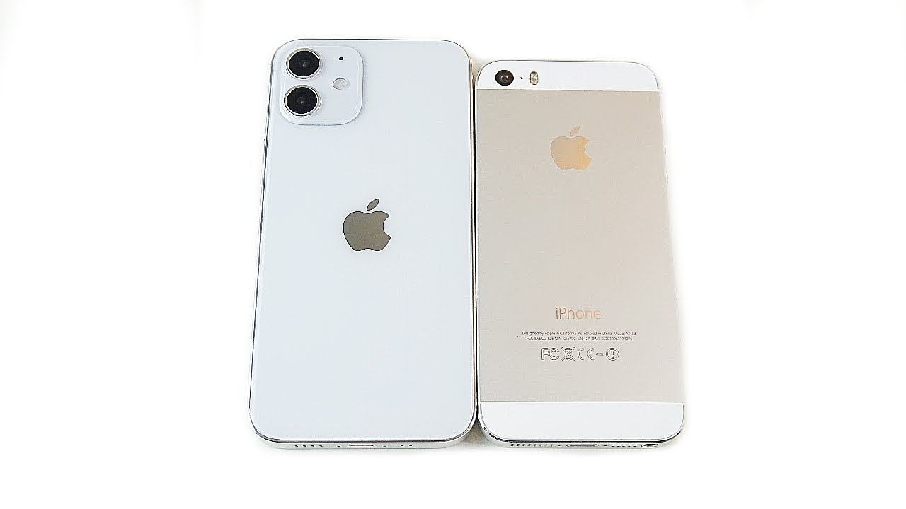 iPhone 12 Mini Size vs iPhone 5S
