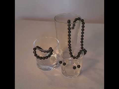 Миниатюра изображения товара Бусы Wolves Агат 3038 (черный)