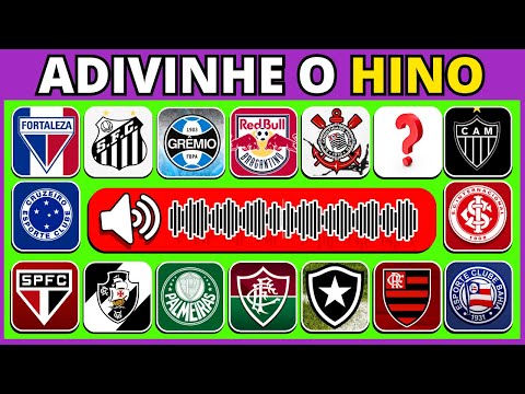 ADIVINHE O TIME DE FUTEBOL PELO HINO - QUIZ DE FUTEBOL❓ #quizfutebol #futebol #time