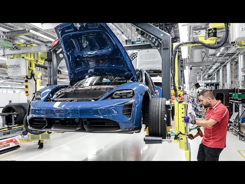 Porsche Taycan Production in Germany - The Making Of