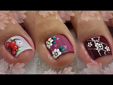 Hermosas Ideas para decorar tus UÑAS | Uñas de PIES DECORADAS 🦶🌸😍