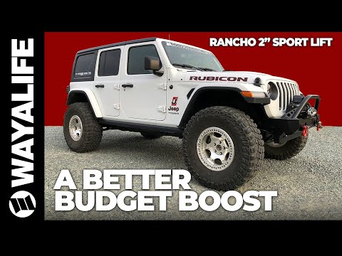 Jeep JL WRANGLER Lift Kit Installation RANCHO 2 Inch Sport Lift - A BETTER BUDGET BOOST