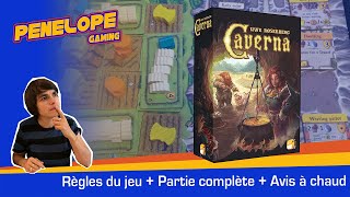 CAVERNA - La règle, une partie, Mon avis à chaud !