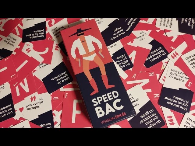 Vídeo relacionado con Speed Bac - Juego de Mesa para Adultos, rápido y delirante, 2 a 7 Jugadores, Juego de Ambiente