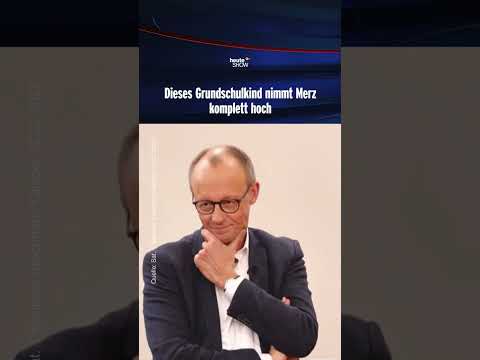 Grundschulkind nimmt Merz komplett hoch | heute-show #shorts