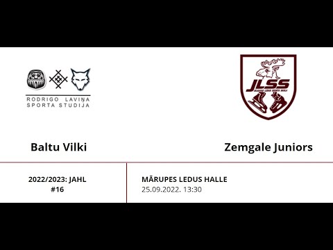 2022/2023: JAHL Baltu Vilki - Zemgale Juniors, 25.09.2022.
