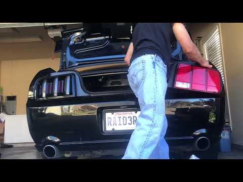 Raxiom Vector V2 Sequential LED Smoked Tail Lights for 2005-2009 Mustang