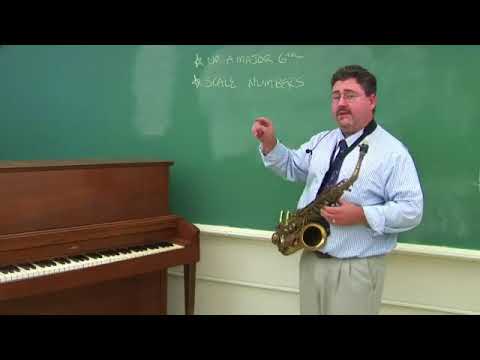 So transponieren Sie Noten auf einem Altsaxophon