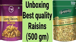 UNBOXING of Granola long Raisins Value Pack ( Pouch, 500 gm)