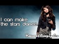 Selena Gomez Stars Dance Lyrics On Screen