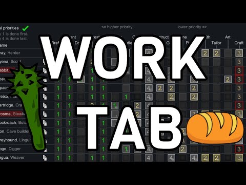Work Tab. Rimworld [1.5]