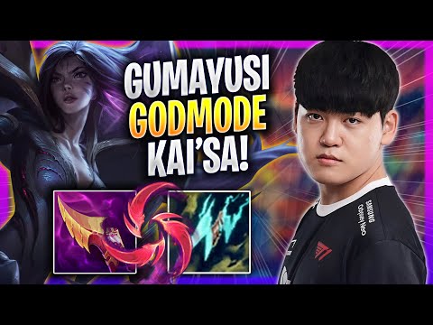 GUMAYUSI LITERALLY GOD MODE WITH KAI'SA! - T1 Gumayusi Plays Kai'sa ADC vs Samira! | Season 2023