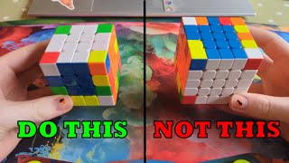 How to Minimise Rotations by Choosing a Good Centres Order | Hoya Method Tips (4x4-7x7)