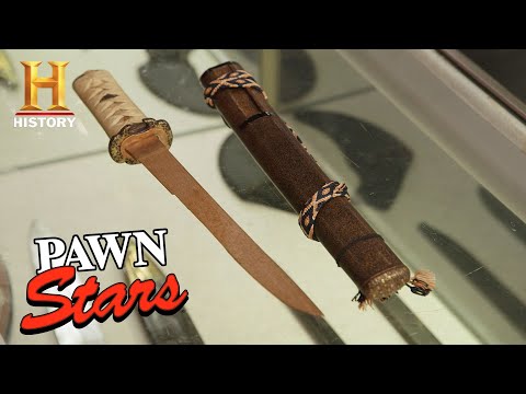 A Rare Samurai Sword Holds a Valuable Secret (Season 16) | Pawn Stars