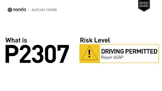 Meaning of OBD p2307