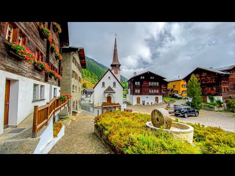Biel im Wallis ist ein wenig bekanntes Schweizer Dorf, das einen Besuch wert ist 🇨🇭 Schweiz 4K