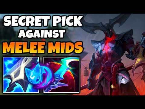 I found a secret pick to beat Melee Mids. Kayn Mid.
